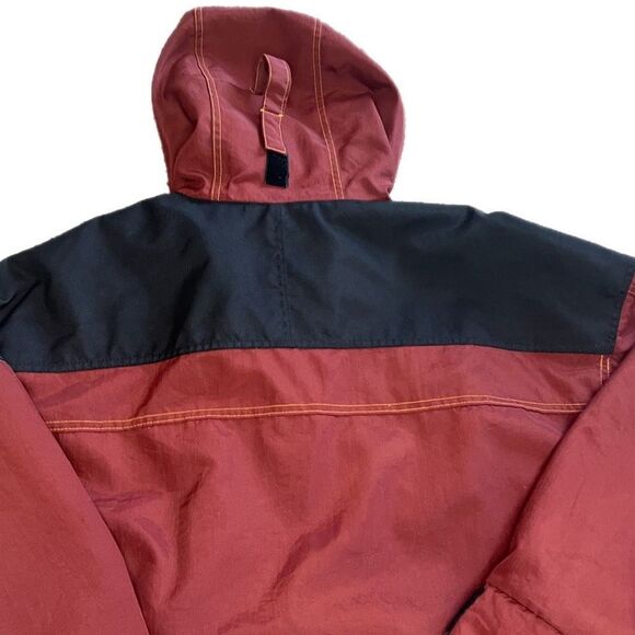 Columbia Convert Quarter Zip Heavy Nylon Hoodie. Tons of Pockets!  Size Large. - Picture 3 of 16